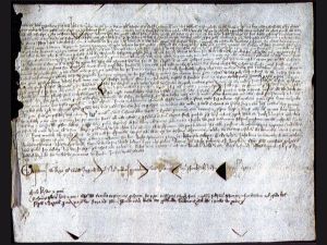 Genoa's debt document to the Doria family