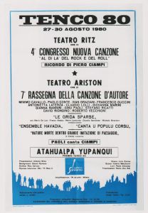 1980 Poster of the Rassegna d'Autore