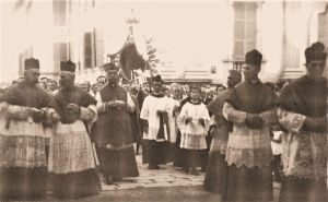 In processione celebrazione del 1926