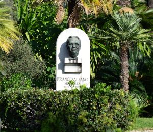 Il busto del Maestro Franco Alfano dei giardini del Parco
