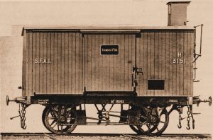 Rail freight wagon