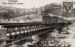 Iron bridge in Ventimiglia