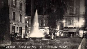 La fontana illuminata