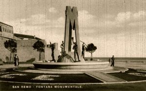 La fontana Monumentale origiginaria