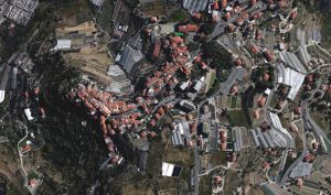 Top view with Google Earth