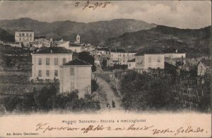 Carte postale de Poggio en 1908