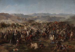 Scene of a field battle