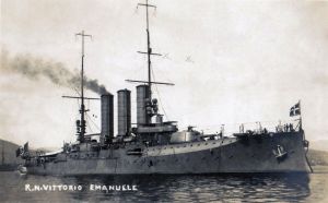 La corazzata "Vittorio Emanuele I"