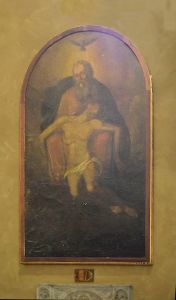 Ritratto a sinistra dell'abside