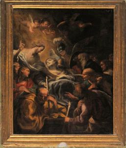 Peinture de la mort de la Vierge