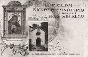 Postcard of thanks for the donations for the reconstruction
