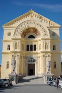 The facade of the Santuar io today