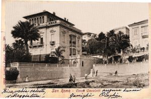The villa during the construction of the Casino
